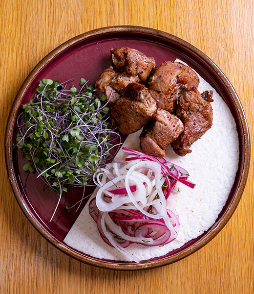 Шашлык из свиной шеи