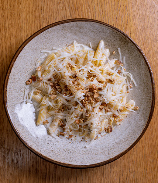 Паста без глютена с грушей и Горгонзолой