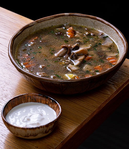 Суп из лесных грибов